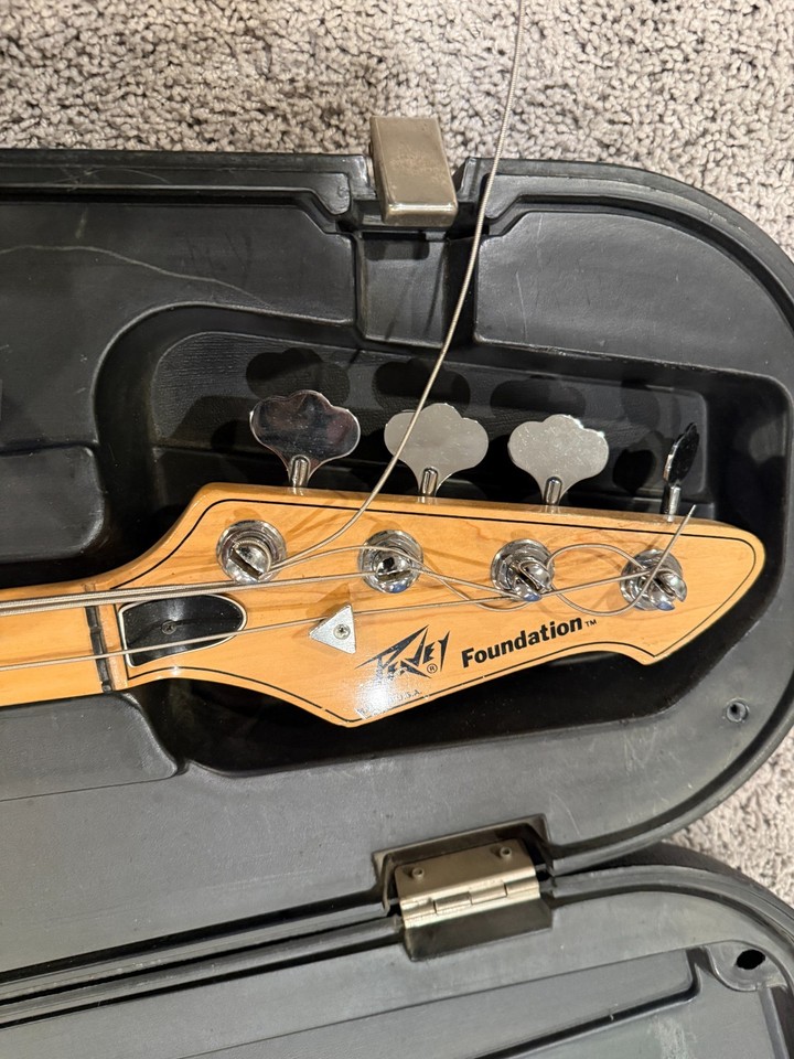 Vintage Peavey Foundation Bass Guitar 4 Strings W/ Case | eBay
