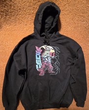 Godzilla Neon Mechagodzilla Movie Pullover Ho...