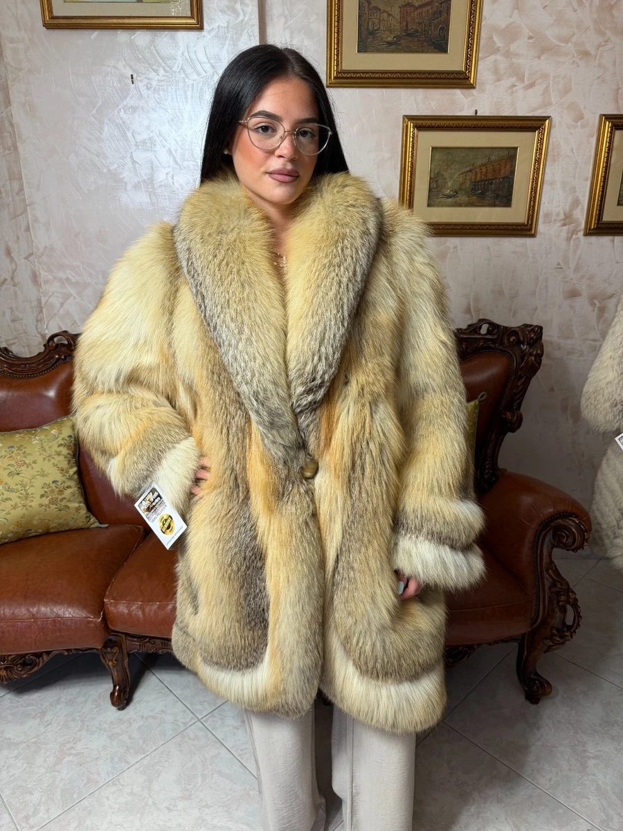 Gold Coats, Jackets & Vests Fur Outer Shell for Women for sale | eBay