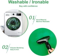 Green Screen Background Backdrop with Stand, 2x1.5M Greenscreen Background