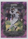 2022 Panini Prizm Football Purple Ice Nakobe Dean #399 PSA 7.5