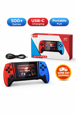 #ad Q21 3.5” Handheld Retro Game Console Portable Gaming System Built In Games USB $21.99