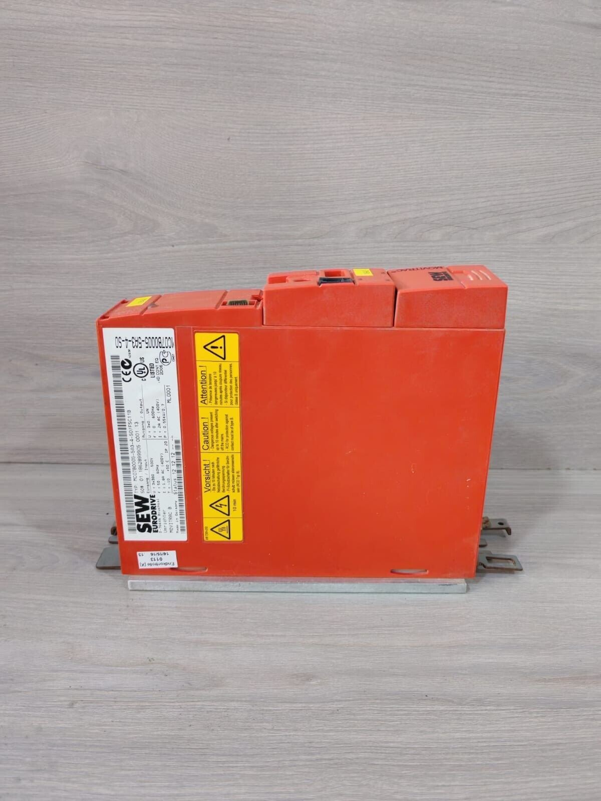 Sew Eurodrive MC07B0005-5A3-4-S0/FSC11B SEW EURODRIVE MC07B0005-5A3-4-S0/FSC11B UMRICHTER MOVITRAC B- W/O ANY ACCS 9