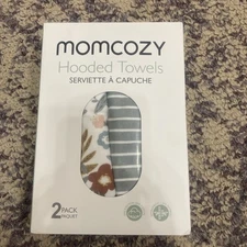 Momcozy Baby Hooded Towel 2 Pack Baby Towel Set Super Soft Bath Towel
