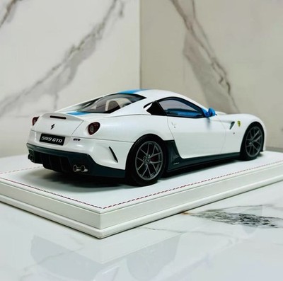 SUPER RARE* Dino Model 1/18 Ferrari 599 GTO Pearl White / Blue