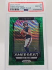 2024 Prizm Caleb Williams 🔥 PSA 10 🔥 Emergent Green Wave #1 RC Chicago Bears