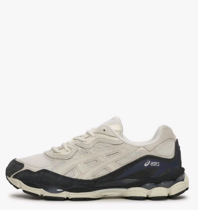 ASICS Gel Low Top Beige Black Mesh Men's Sneakers Athletic Lace Up