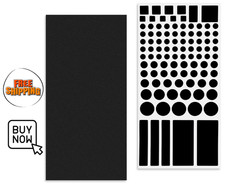 LED Light Blocking Stickers 2 Sheets Light Dimming for Routers TV LED Filters