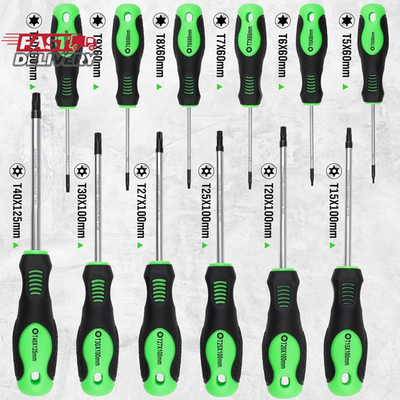 SWANLAKE Magnetic Torx Screwdriver Set - 13 Pieces - T5 to T40