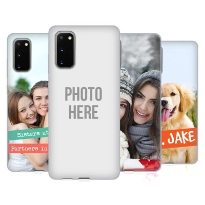 CUSTOM CUSTOMISED PERSONALISED CUSTOM SOFT GEL CASE FOR SAMSUNG PHONES 1 - Image 1 of 4