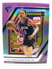 2022-23 Panini Flux Bradley TyTy Washington Jr. #247 RC Silver Prizm Houston