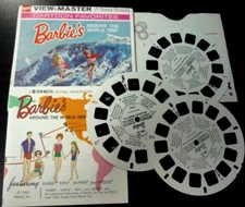 Barbie's Around The World Trip Mattel ViewMaster set complete Clean !View-master