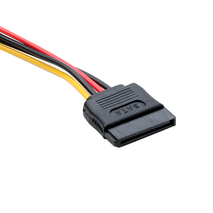 Mini 4pin Floppy FDD Female (SP4) to SATA 15pin Female Power Adapter ...