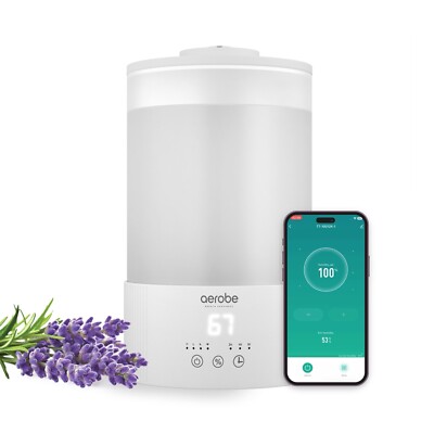 Aerobe Smart Luftbefeuchter 2,5L für Schlafzimmer Atemnot Arbeit mit Alexa