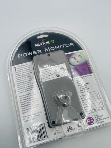 P3 International Kill A Watt EZ P4460.01 Electricity Usage Monitor 115-125VAC - Picture 4 of 4