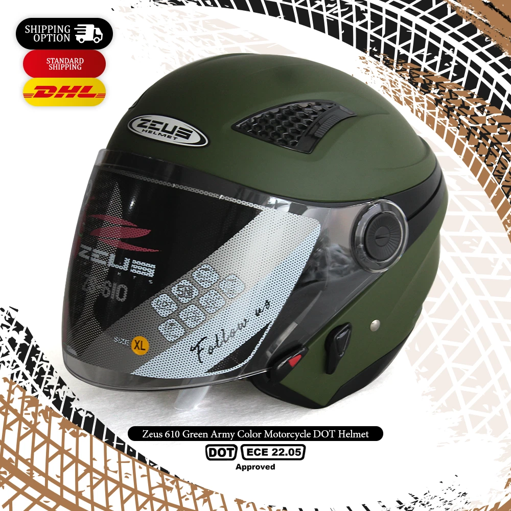 Zeus DOT Approved Motorcycle & Powersports Helmets for sale | eBay