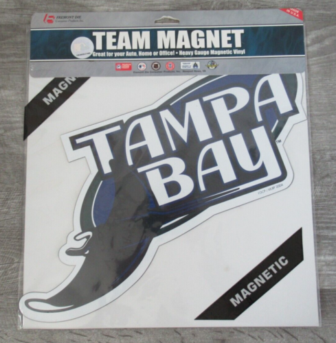 Tampa Bay Rays 12" MLB Team Logo Magnet Car Fridge Refrigerator Freemont Die - Picture 1 of 4