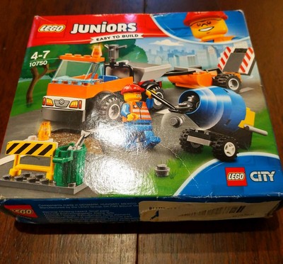 lego juniors city road repair truck