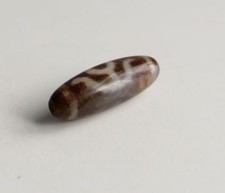 Dzi Beads, 44mm Dzi Beads, One Eyed Dzi Beads, Tribal Dzi Barrel Beads Pendant