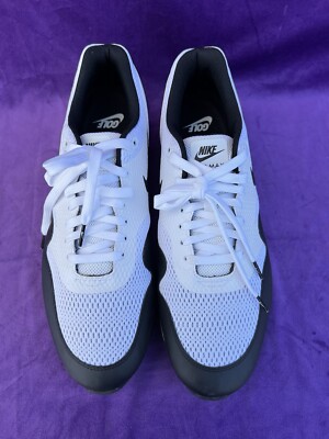 Size 14 - Nike Air Max 1 Golf White Black | eBay