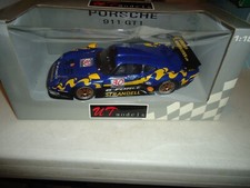 1/18 UT MODELS PORSCHE 911 GT1  BOXED EXCELLENT BOX WINDOW WRINKLED