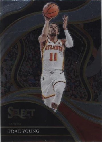 2023-24 Panini Select RC Trae Young #243 Courtside Blue Atlanta
