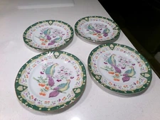 AMERICAN ATELIER PARADISE LOT OF 4 DINNER PLATES