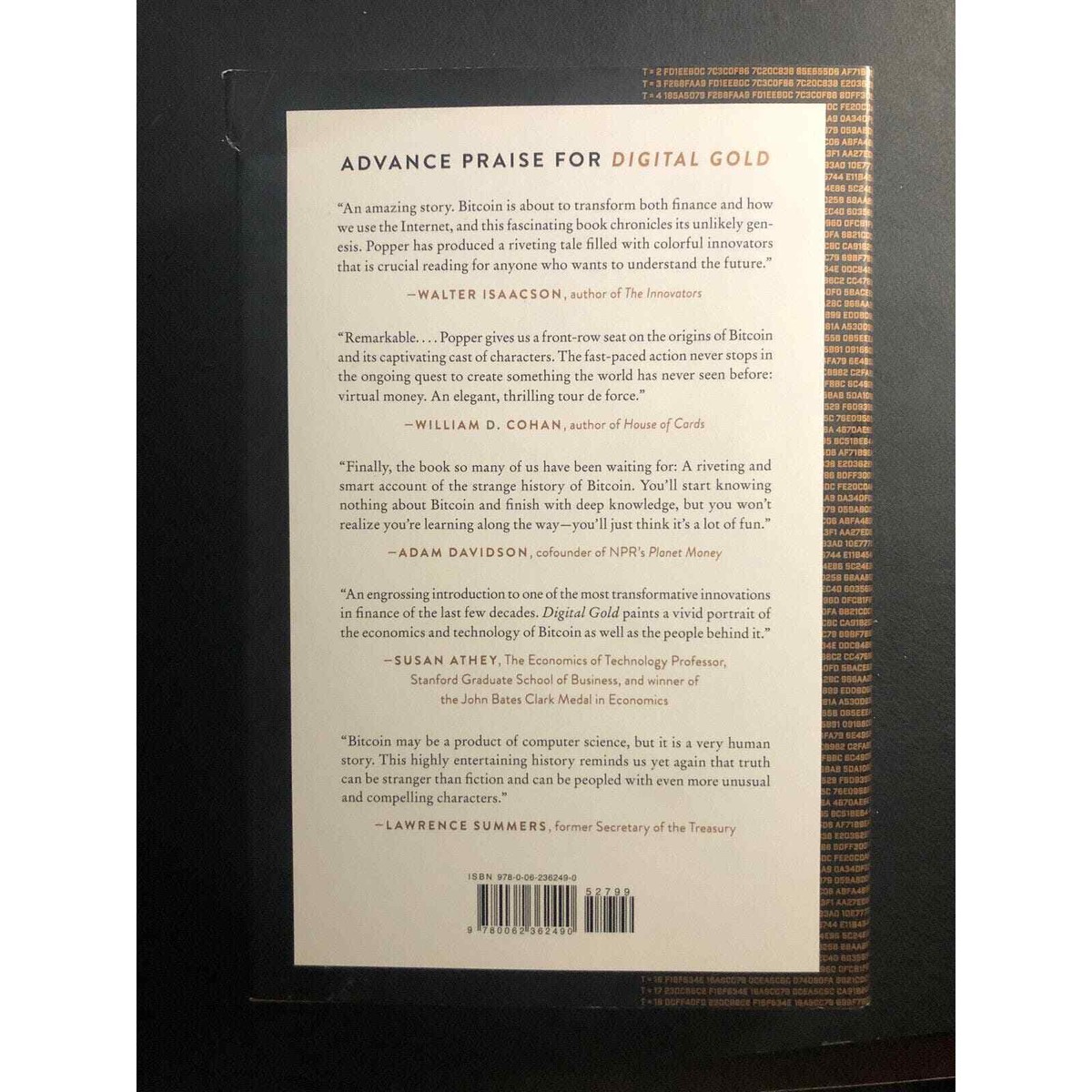 Digital Gold: Bitcoin and the Inside Story of the Misfits and Millionaires