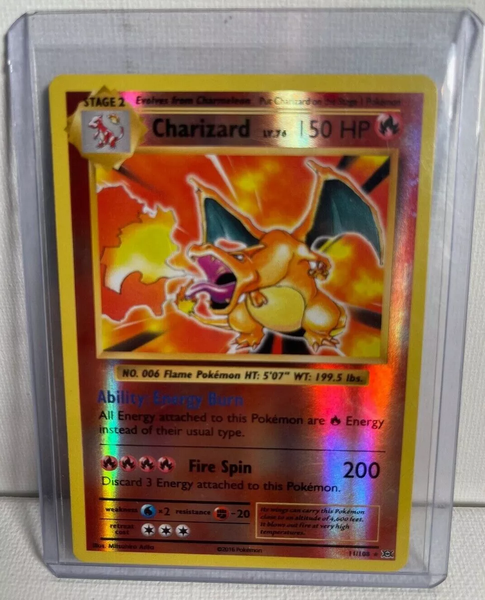 Charizard - XY Evolutions Set - 11/108 - Reverse Holo - Pokemon