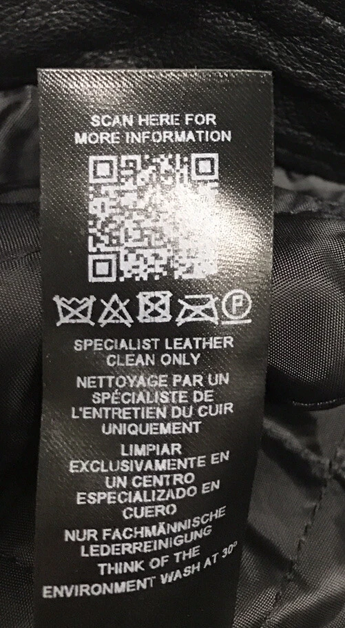 Chaqueta motera Topman de cuero real en negro-nueva con etiquetas talla mediana Foto 4 de 4