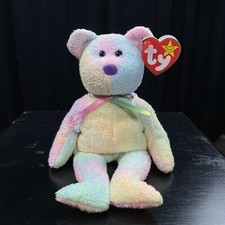 TY Beanie Baby GROOVY The Ty-Dyed Bear - 1999 Style 4256