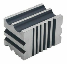 Solid Steel Doming Dapping Block with LINES CHANNELS V GROOVED CURVED JEWELLERY