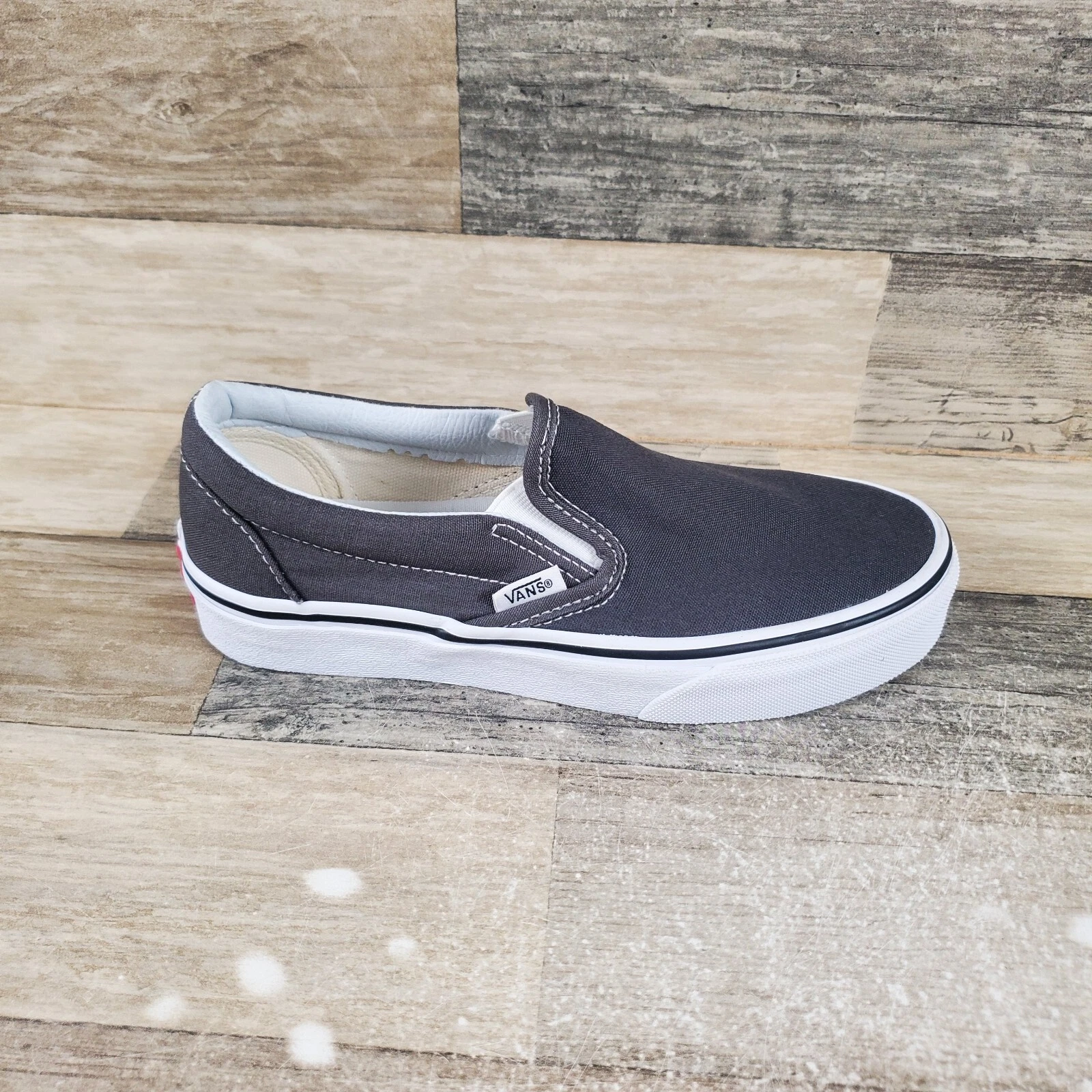 Sneakers Vans Classic donna taglia 5 5 comode antracite punta tonda slip on