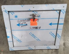 Valiant Products Chute Frame and Fire Door Assembly 21" x 18" Stainless Steel