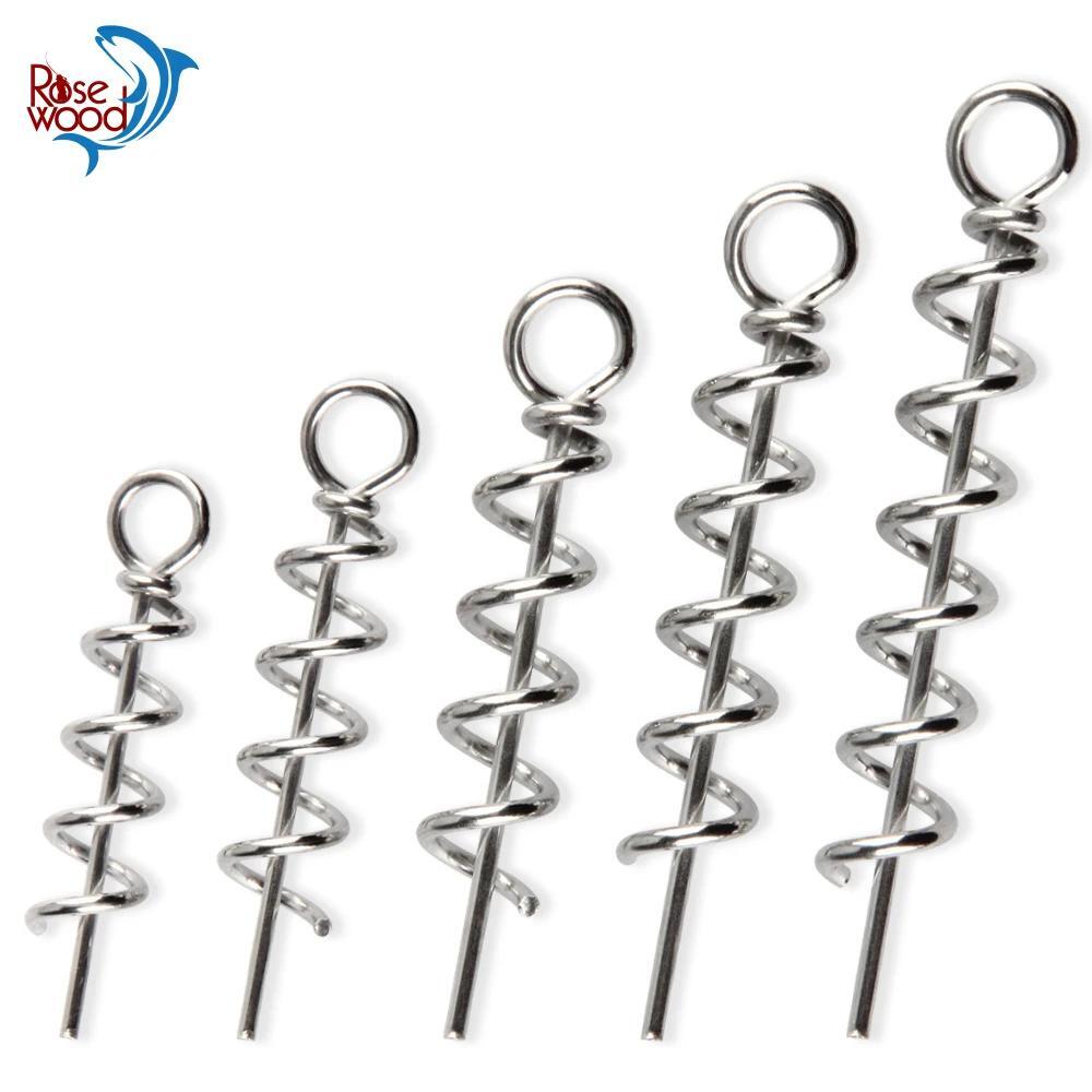 Soft Lure Fishing Twist Lock Centering Pin with Fixed Latch Needle