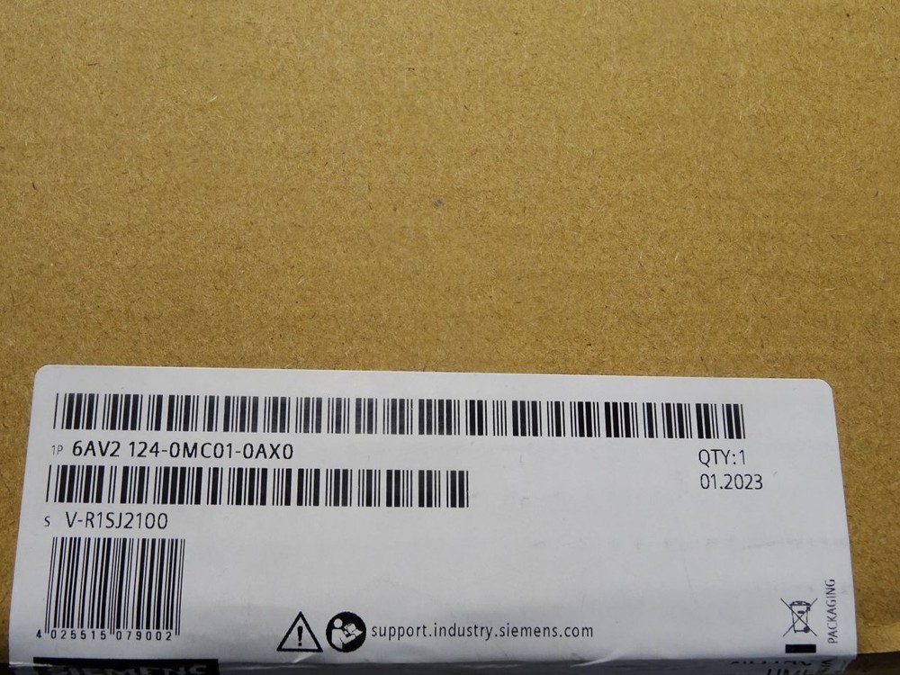 Siemens TP1200 Panel 6AV2124-0MC01-0AX0 6AV 2124-0MC01-0AX0 Original Packaging