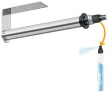 SpaceAid SprayNeat Paper Towel Holder with Spray Bottle, Under Cabinet Paper....