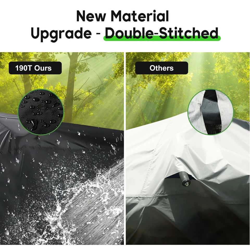 Cubierta cuádruple impermeable personalizada para ATV para almacenamiento de polvo negra para Polaris Outlaw 50 Foto 4 de 4