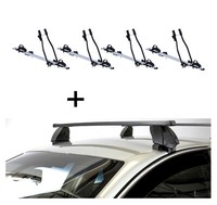 4X FahrradträGer Sagittar+DachträGer K1M FüR FüR Ford Fiesta Vi 5TüRer 08-17