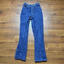 Vintage Calvin Klein Blue Jeans Women's Sz 10 Dark Wash Boot Cut Denim Pants USA
