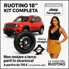 Spare Wheel 145/80R18 For Jeep Renegade Compass From 2017 A Date Jack Fits Free