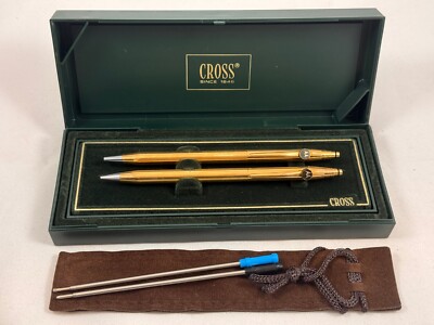 CROSS CLASSIC CENTURY 18K GOLD FILLED MOTOROLA BALLPOINT PEN &.5MM