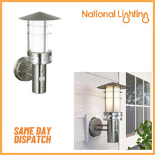 LED PIR Motion Sensor Wall Light Waterproof Photocell Security Garden Light-IP44