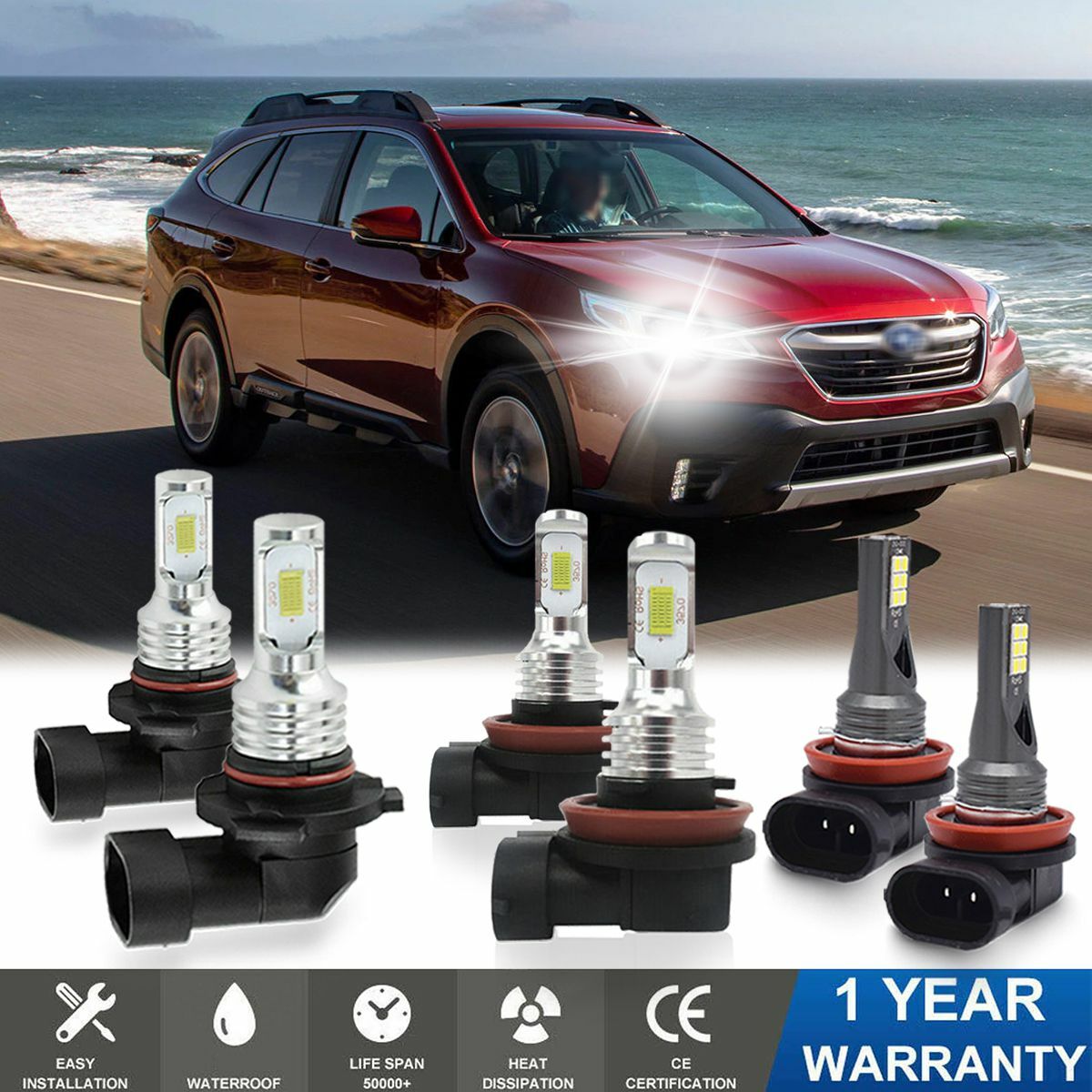 Headlamp and Fog Lamp Kit| Subaru Outback 2015 Headlamp and Fog Lamp Kit| Subaru Outback 2015