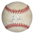 Tim Salmon Autographed Official American League Baseball UDA Upper Deck