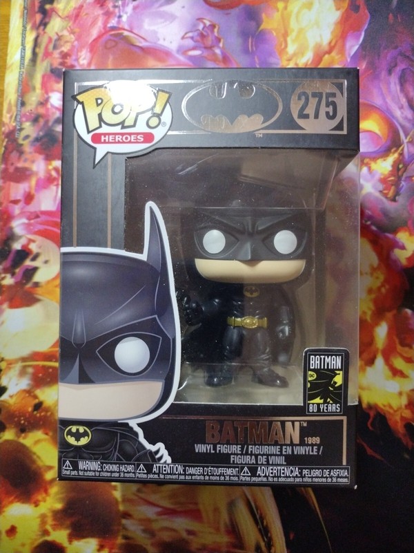 Funko Pop Heroes! BATMAN(1989)#275 80 Years of Batman,HTF, Rare