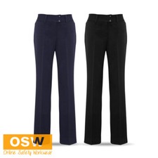 Black Navy Womens Ladies Corporate Office Sales Work STELLA Perfect Pant BS506L