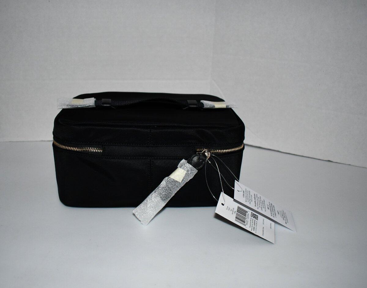 Kate spade Chelsea Travel Cosmetic Case in Black #KC635 NWT