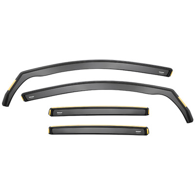 EdgeVisors Wind Deflectors | Fits: AUDI A4 B9 (2015-onwards) 4 Door Saloon 4pc Set | In-Channel - Foto 2