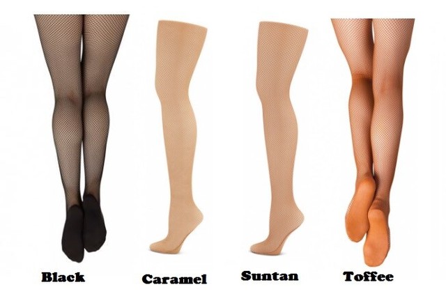 capezio professional fishnets